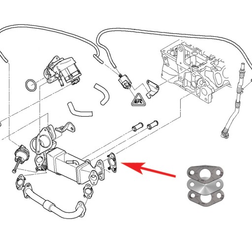 617 ПРОБКА EGR BMW 2.0 3.0 d N47 N57 N47S N57S