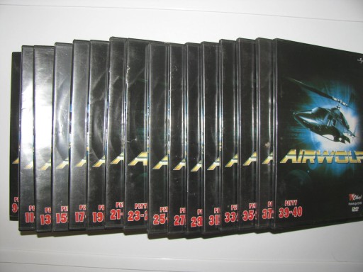 НАБОР ДИСКОВ СЕРИИ AIRWOLF 9-10 И 12-40, 31xDVD