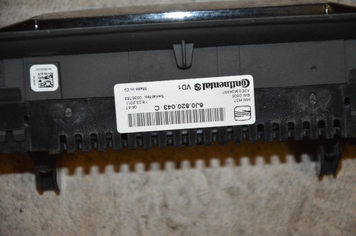 Seat Ibiza 6J Панель воздушного потока 6J0820043C