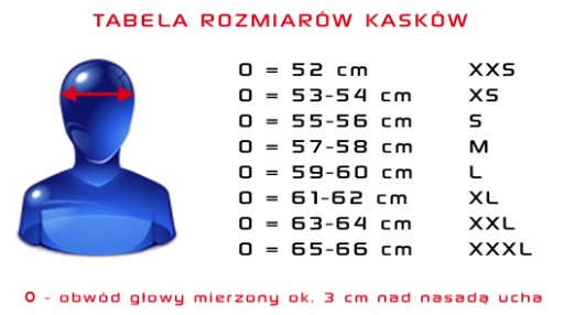 KASK SZCZĘKOWY CABERG DROID BLAZE PINLOCK PKROWIEC roz. S 55-56 cm