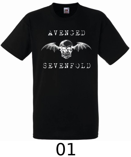 Футболка Avenged Sevenfold Футболка МНОГО ВЫКРОЙКОВ M