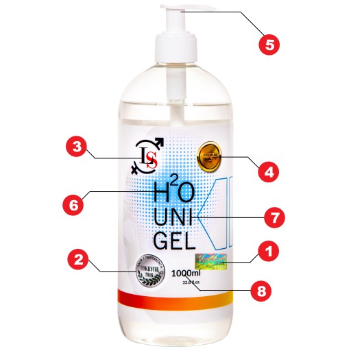 H2O UNI GEL 1000мл ПРЕДЛАГАЕМЫЙ AQUA UNIVERSAL GEL