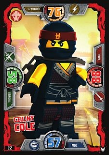 карточка № 22 Оповещение Коула Lego Ninjago 3