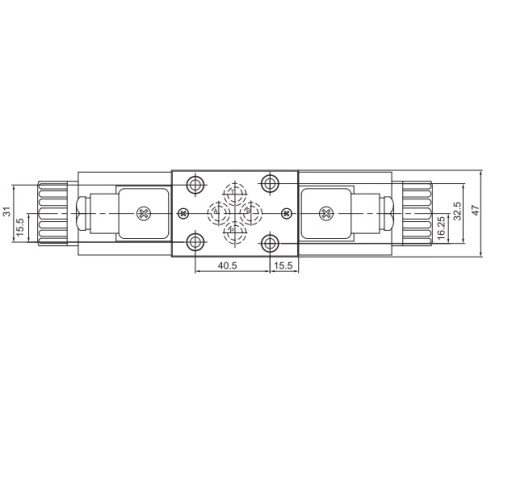 Elektrozawór hydrauliczny CETOP AL 6 03 C 24V