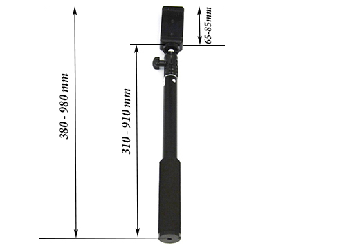 УНИВЕРСАЛЬНАЯ палка для селфи, длина: 38-97см AL, пульт дистанционного управления