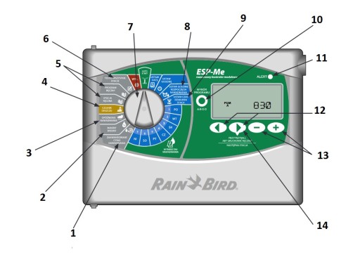 ESP4 ME3 Контроллер орошения Rain Bird 4–22 сек.