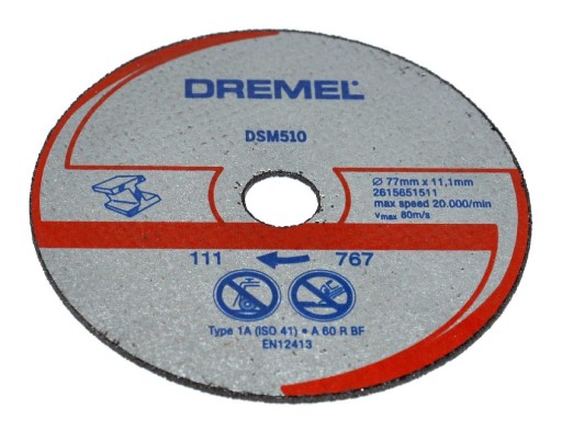 Tarcze do cięcia metalu plastiku DSM 510 DREMEL 3x