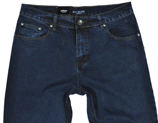 Spodnie męskie dżinsowe jeans Big More BM002 L32 pas 106 cm 43/32