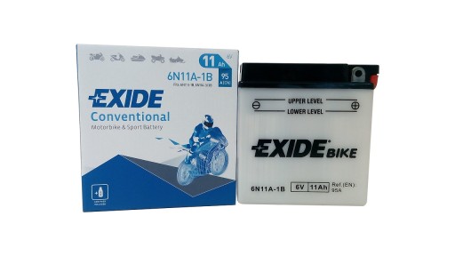 AKUMULATOR EXIDE MOTOCYKLOWY 6N11A-1B