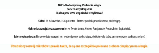 ВОДОНЕПРОНИЦАЕМЫЙ наматрасник 100/200 ПОДЛОЖКА