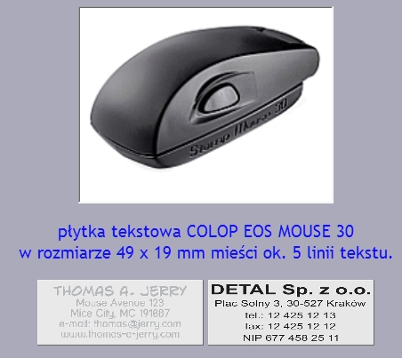 COLOP EOS MOUSE 30 STAMP, ВСПЫШКА МЫШЬ