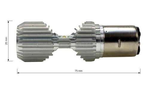 Светодиодная лампа BA20D 35W 12V для скутера Romet Junak Zipp