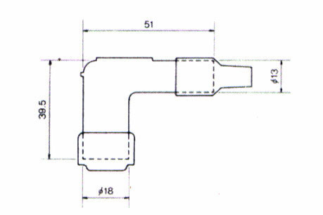 Трубка зажигания NGK LB05F DT TDR TZR AM6 125 80 50