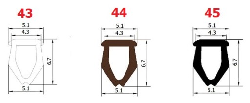 VEKA S-1126A Уплотнители оконные, СЕРЫЕ