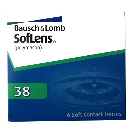 КОНТАКТНЫЕ ЛИНЗЫ Soflens 38 BC 8.4 и 8.7 6шт