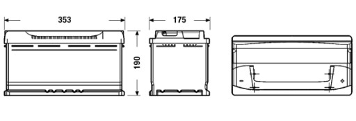 Аккумулятор VARTA 12 В 95 Ач 800 А Blue Dynamic G3