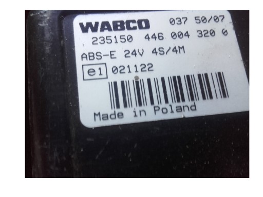 МОДУЛЬ WABCO DAF 235150 4460043200 ABS ABS-E