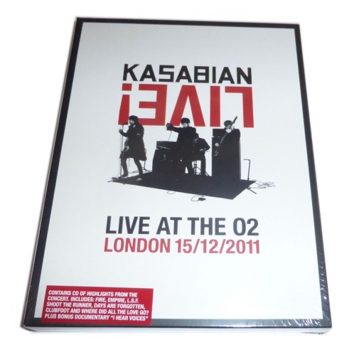 KASABIAN - Концерт в O2 LONDON / DVD+CD SHOP