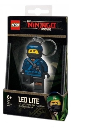 Брелок со светодиодной подсветкой LEGO NINJAGO MOVIE JAY LGL KE108J