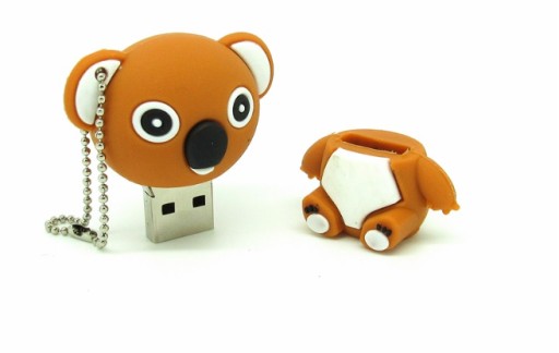 USB-ПЕРЕДНИК 8 ГБ МЕДВЕДЬ КОАЛА БУРЫЙ МЕДВЕДЬ + БРЕЛОК