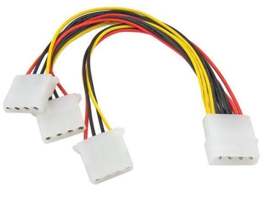 Адаптер AK09 Кабель-разветвитель питания MOLEX-2x