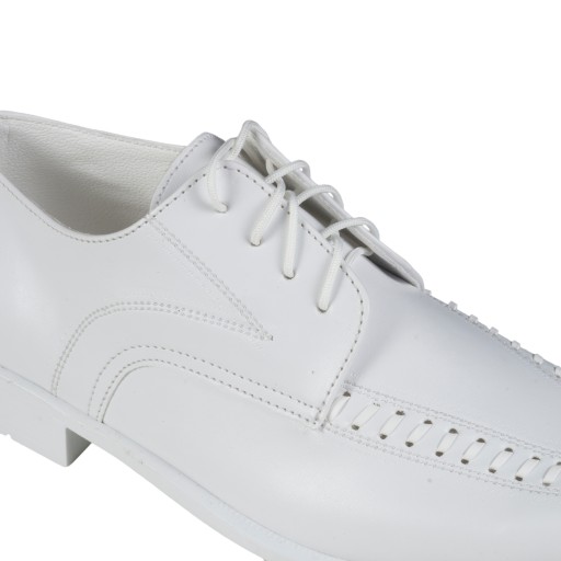 BUTY KOMUNIJNE WIZYTOWE Chłopięce BIAŁE Rozmiar 36