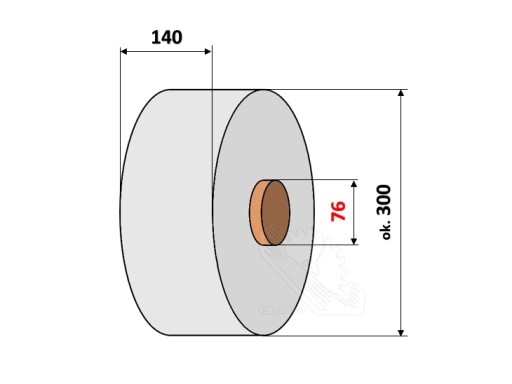 Taśma GW60 19mm 600m poliestrowa tkana bandownica bindownica spinająca PES