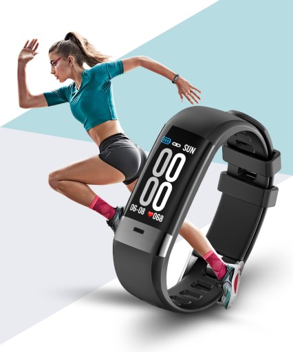 SMART BAND FIT МОНИТОР АРТЕРИАЛЬНОГО ДАВЛЕНИЯ ЭКГ ИЗМЕРИТЕЛЬ ЧСС