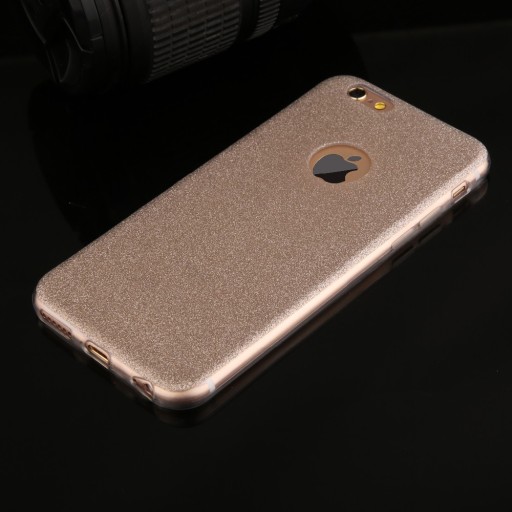 Красивый чехол для iPhone 7 8 Glitter BLING Glitter GOLD