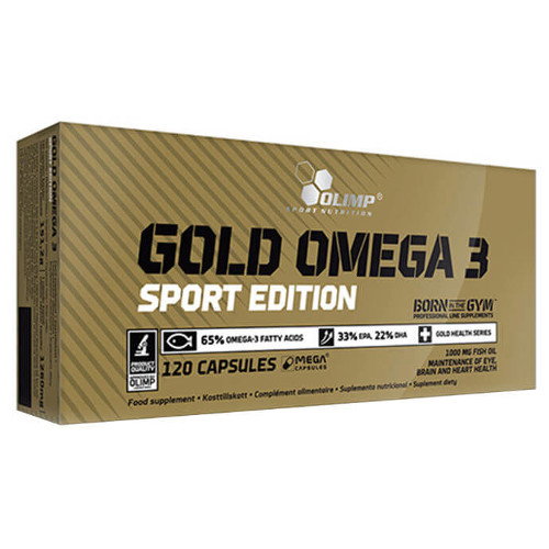OLIMP GOLD ОМЕГА 3 СПОРТИВНЫЕ ЖИРНЫЕ КИСЛОТЫ 120 капсул