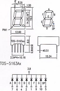 ART LED 1 ЦИФРА 0.56