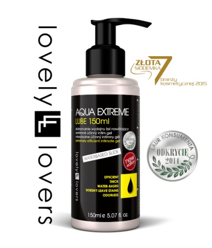 LL AQUA EXTREME Lube 150 мл - СКОЛЬЖАЮЩИЙ ВОДНЫЙ ГЕЛЬ