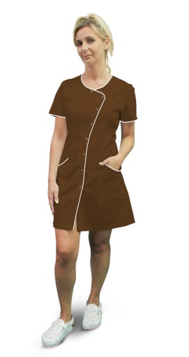 ELEGANCKI FARTUCH SUKIENKA -TUNIKA BAWEŁNA r. XS