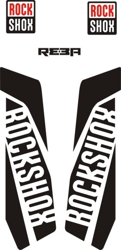 Наклейки на амортизатор ROCK SHOX SID PIKE REBA!