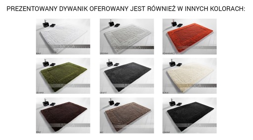 DYWANIK GRUBY BAWEŁNA MOCA DESIGN 60x100 POMARAŃCZ