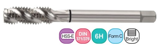 TORSION TAPER M12 кобальт HSS-E машина TC804506 YG-1