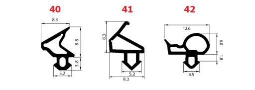 1м = 1,55 зл. ПРОКЛАДКА 2м ПРОКЛАДКА для окна ALUPLAST