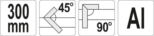 АЛЮМИНИЕВЫЙ УГОЛ YATO 300MM YT-7081