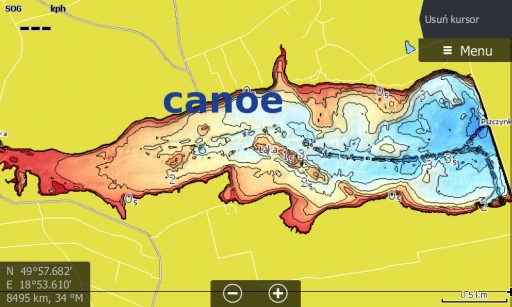 Карта MaxiMapa Южная Польша Lowrance, Simrad