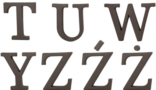 NUMER numery CYFRA LITERA na dom posesję oznaczeni