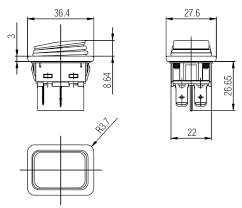 HERMETIC IP65 20А/250В переключатель ВКЛ-ВЫКЛ