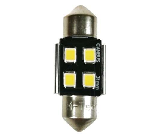 Светодиодная лампа M-Tech C5W SV8.5 31мм с диодами OSRAM 5700K - комплект. 2 шт.