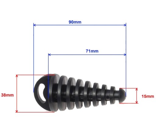 Заглушка Заглушка против заливания водой Глушитель QUAD ATV YAMAHA HONDA KTM 2