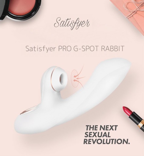 БЕСКОНТАКТНЫЙ ВИБРАТОР SATISFYER PRO G-SPOT RABBIT