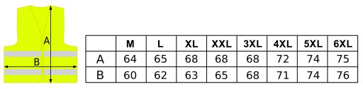 ВИДИМЫЙ ЖЕЛТЫЙ ЖИЛЕТ ДЛЯ ОПЕРАТОРА ДРОНА EN ISO 6XL