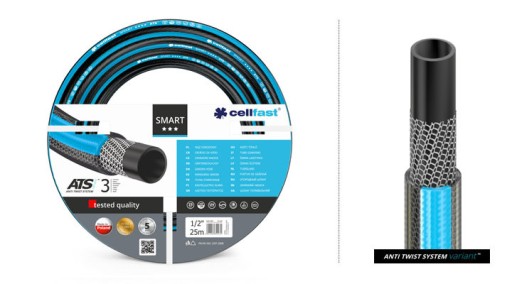 Садовый шланг 1/2 дюйма, 50 м Cellfast Smart ATSV 13-101