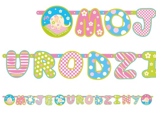 Баннер на день рождения PASTEL My Birthday 186см GRL