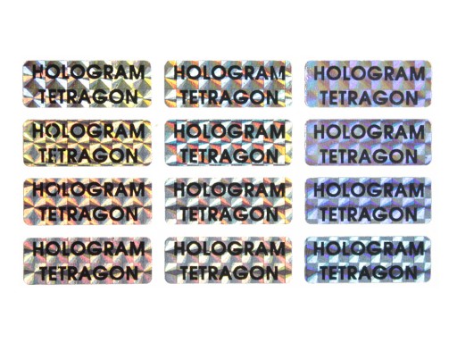 PLOMBA HOLOGRAM TETRAGON STICKER 30x11 1000SZT