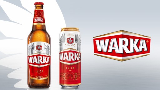 WARKA BEER треугольный веерный шарф ŻYWIEC Nawałka