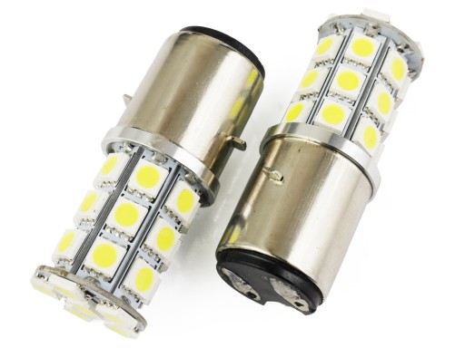 Светодиодная лампа BA20D 27 SMD 5050 МОТОЦИКЛ СКУТЕР